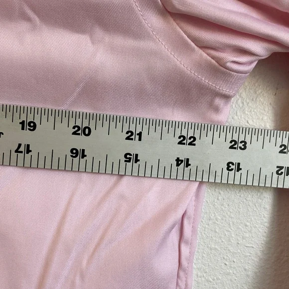 J. Crew Slim Bowery performance stretch dress shirt spread collar Large Pink - Picture 2 of 6